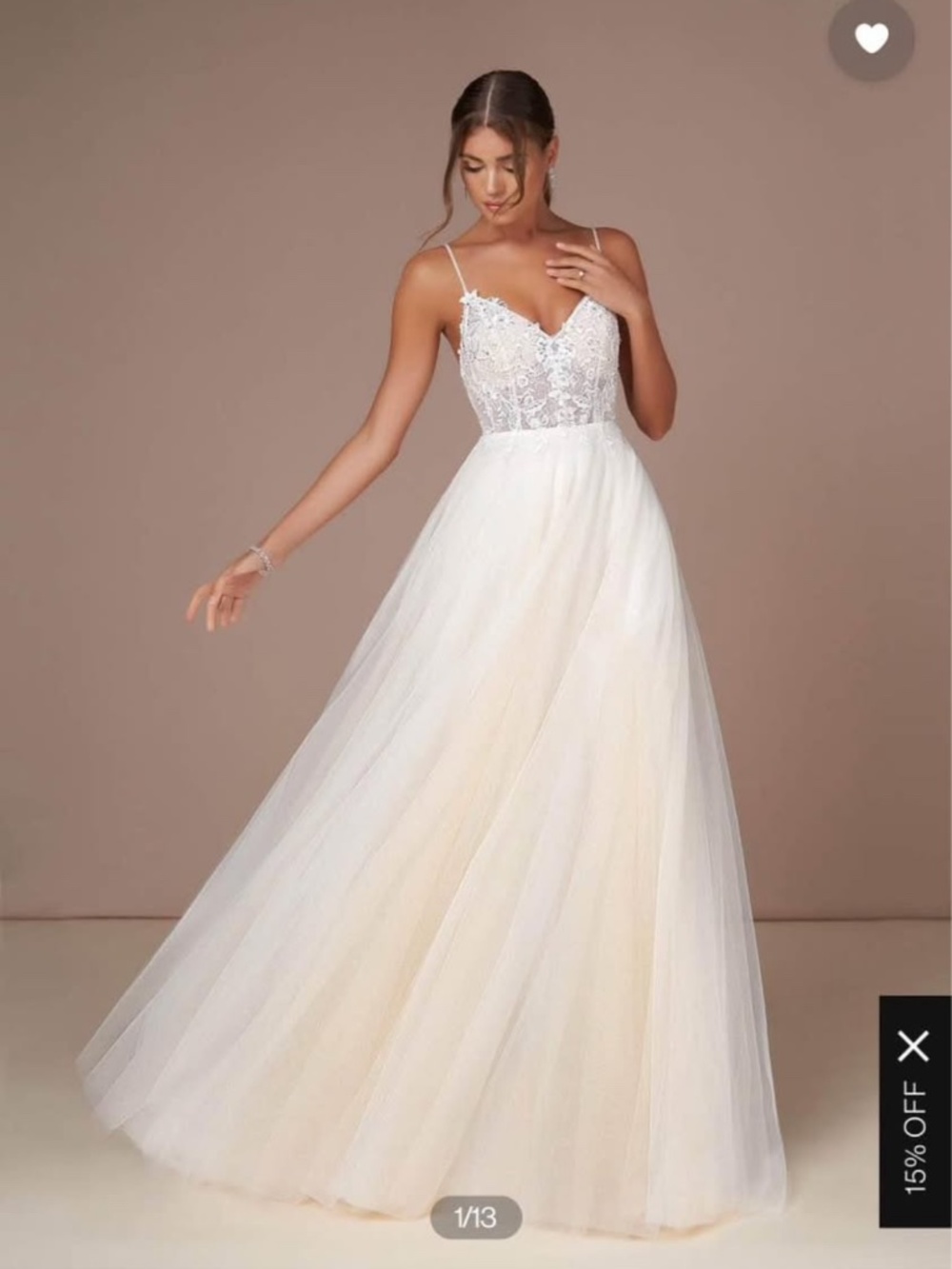 BRAND NEW with tags XS wedding dress a line